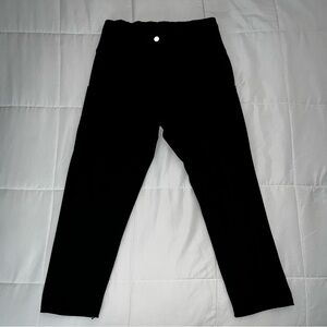 Yogalicious Large Luxe Black Leggings w/ Pockets